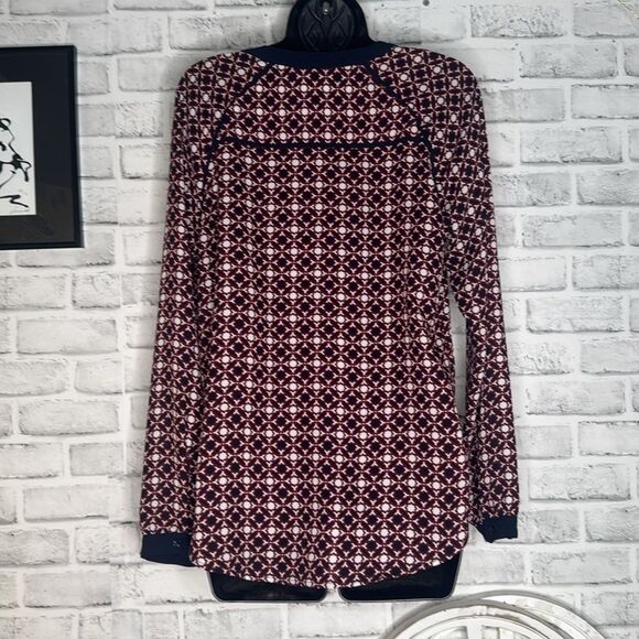 41 Hawthorne Long Sleeve Blouse Top Size Small - Picture 4 of 5